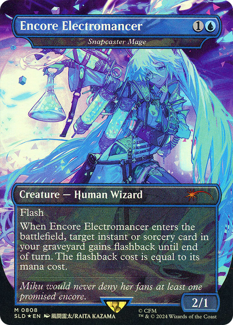 Snapcaster Mage (SLD-808) - Secret Lair Drop / Encore Electromancer Foil | Grognard Games