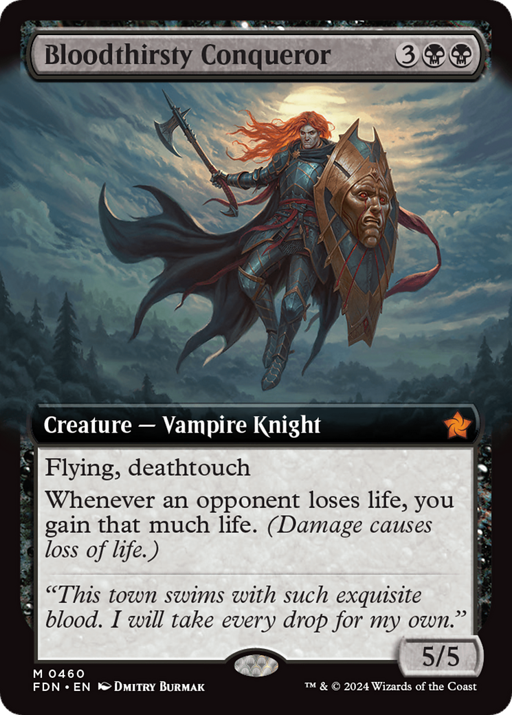 Bloodthirsty Conqueror (Extended Art) [Foundations] | Grognard Games