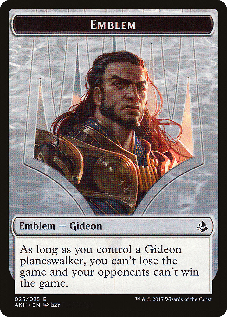Gideon of the Trials Emblem (AKH-025) - Amonkhet Tokens Foil | Grognard Games