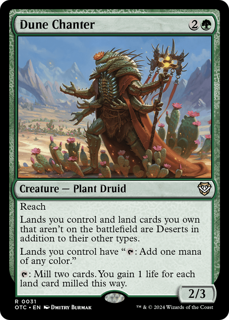 Dune Chanter [Outlaws of Thunder Junction Commander] | Grognard Games