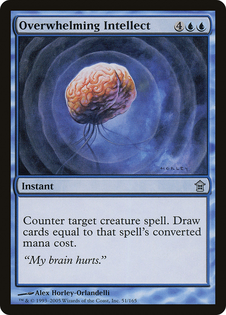 Overwhelming Intellect [Saviors of Kamigawa] | Grognard Games