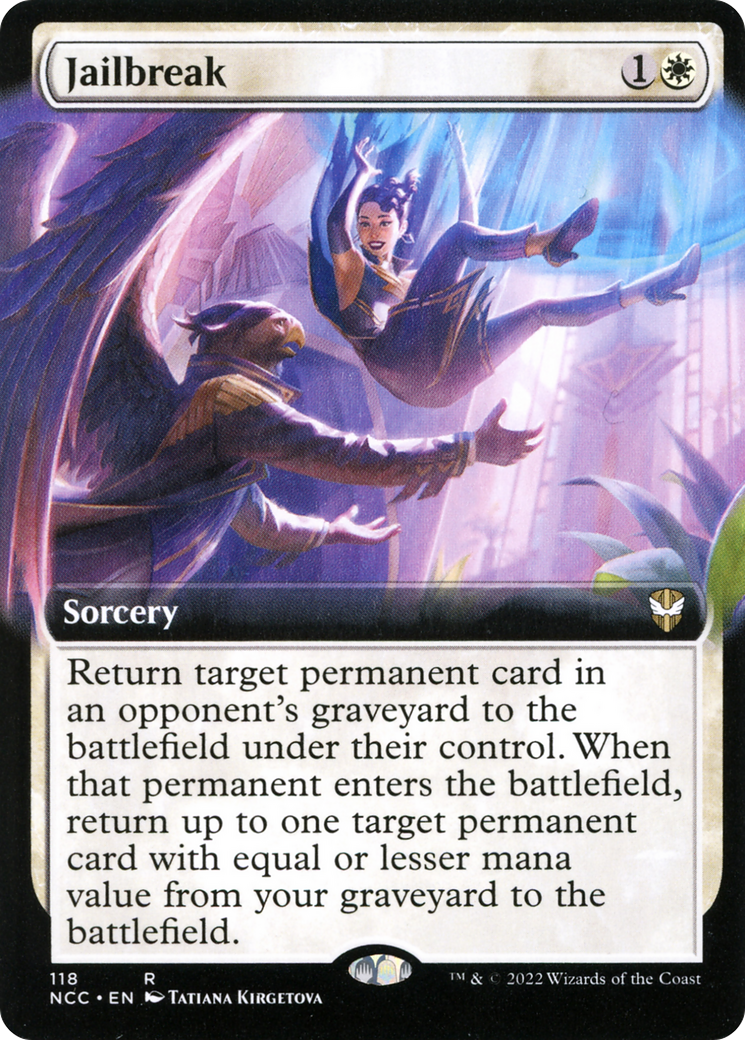 Jailbreak (Extended Art) [Streets of New Capenna Commander] | Grognard Games