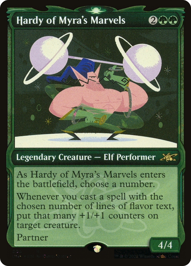 Hardy of Myra's Marvels (Showcase) (Galaxy Foil) [Unfinity] | Grognard Games