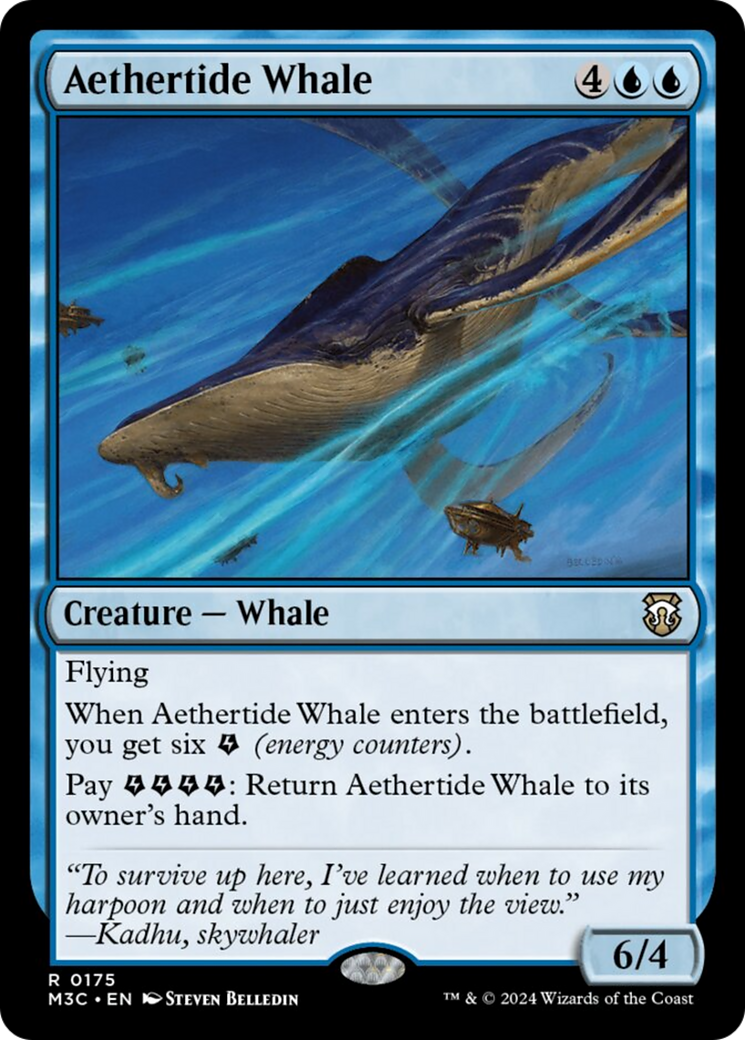 Aethertide Whale [Modern Horizons 3 Commander] | Grognard Games