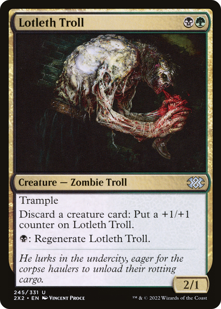 Lotleth Troll [Double Masters 2022] | Grognard Games