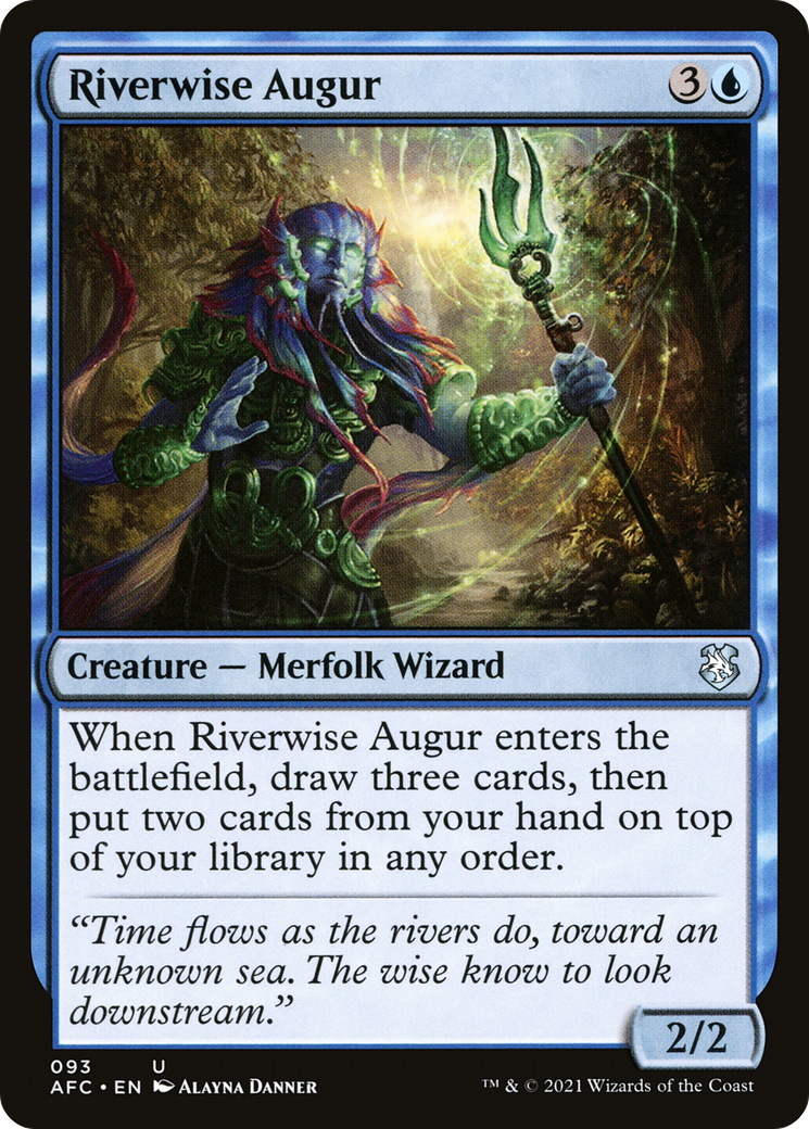Riverwise Augur [Dungeons & Dragons: Adventures in the Forgotten Realms Commander] | Grognard Games