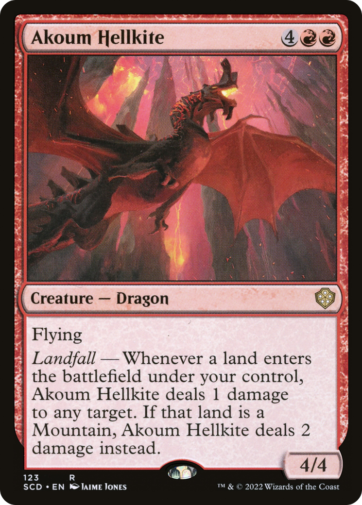 Akoum Hellkite [Starter Commander Decks] | Grognard Games