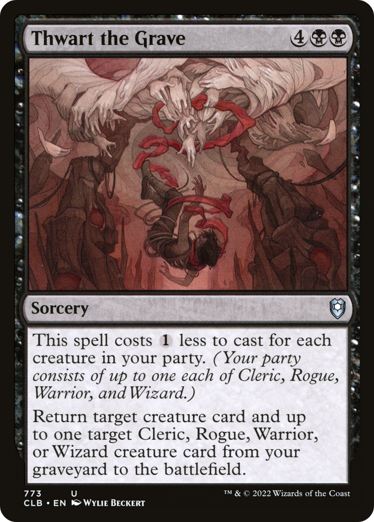 Thwart the Grave [Commander Legends: Battle for Baldur's Gate] | Grognard Games
