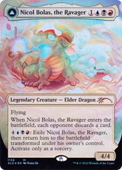 Nicol Bolas, the Ravager // Nicol Bolas, the Arisen (Borderless) [Secret Lair: From Cute to Brute] | Grognard Games