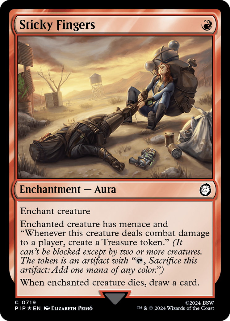 Sticky Fingers (Surge Foil) [Fallout] | Grognard Games