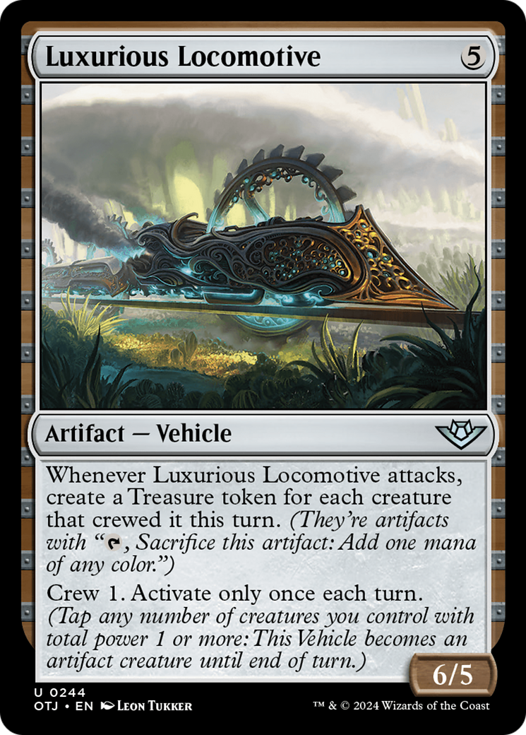Luxurious Locomotive (OTJ-244) - Outlaws of Thunder Junction Foil | Grognard Games