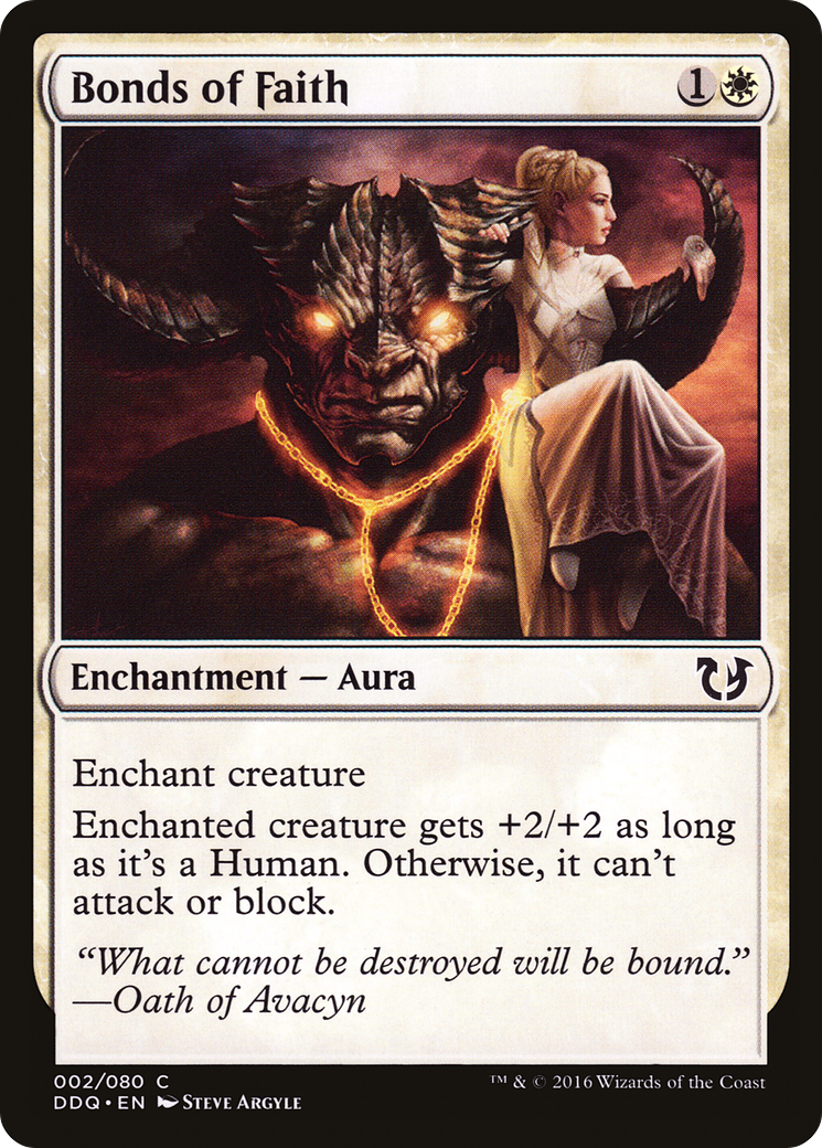 Bonds of Faith [Duel Decks: Blessed vs. Cursed] | Grognard Games