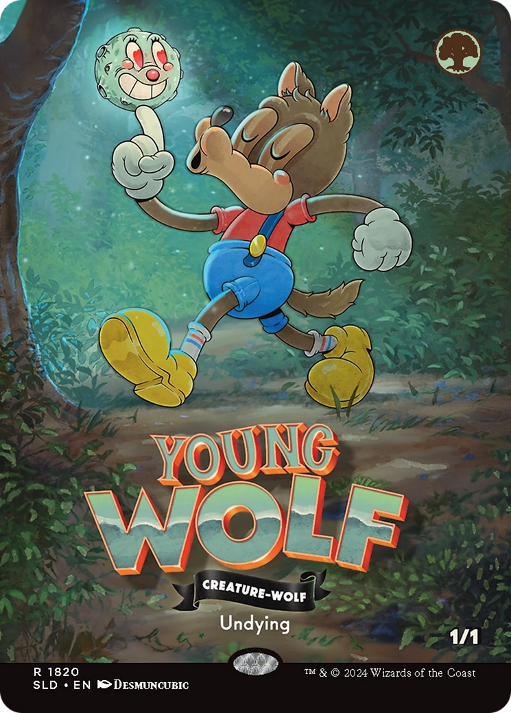 Young Wolf (SLD-1820) - Secret Lair Drop (Borderless) | Grognard Games