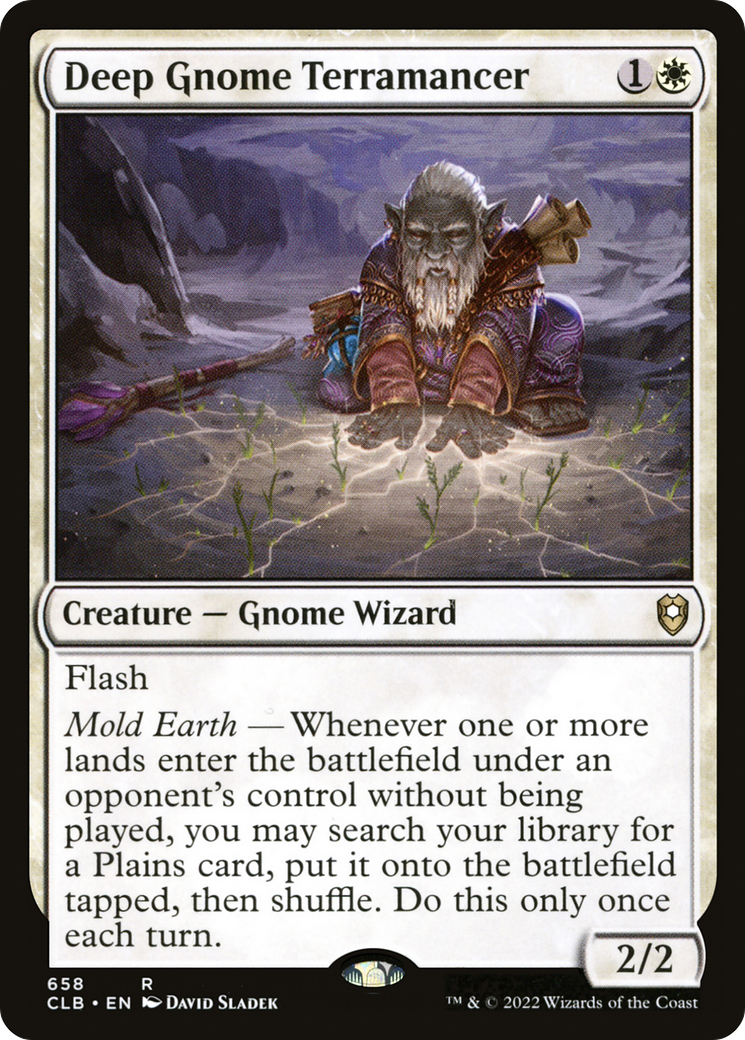 Deep Gnome Terramancer [Commander Legends: Battle for Baldur's Gate] | Grognard Games