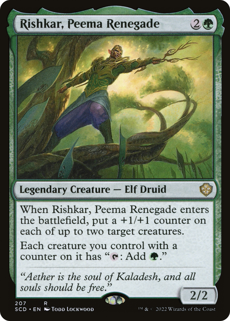 Rishkar, Peema Renegade [Starter Commander Decks] | Grognard Games