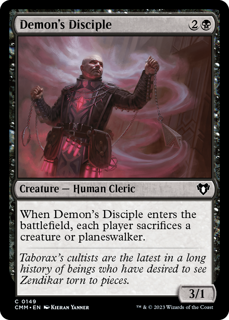 Demon's Disciple [Commander Masters] | Grognard Games