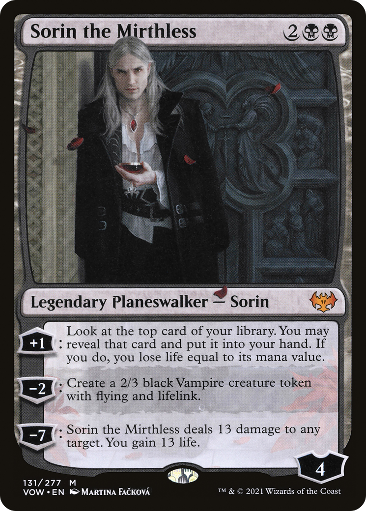 Sorin the Mirthless [Innistrad: Crimson Vow] | Grognard Games