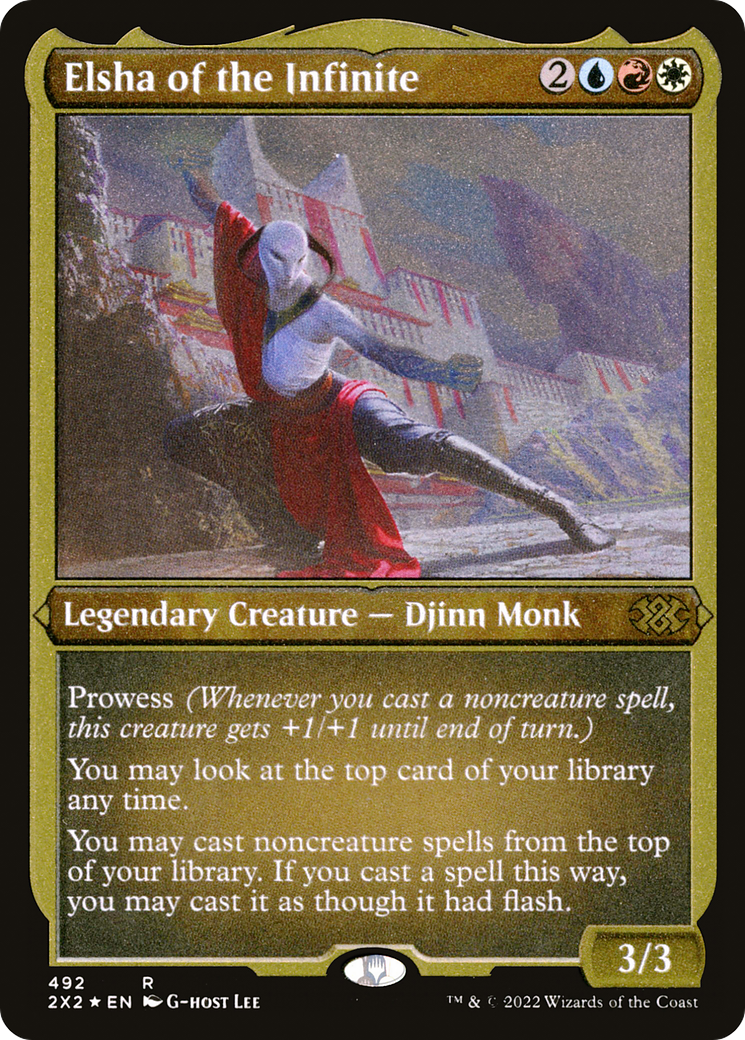 Elsha of the Infinite (Foil Etched) (2X2-492) - Double Masters 2022 Foil | Grognard Games