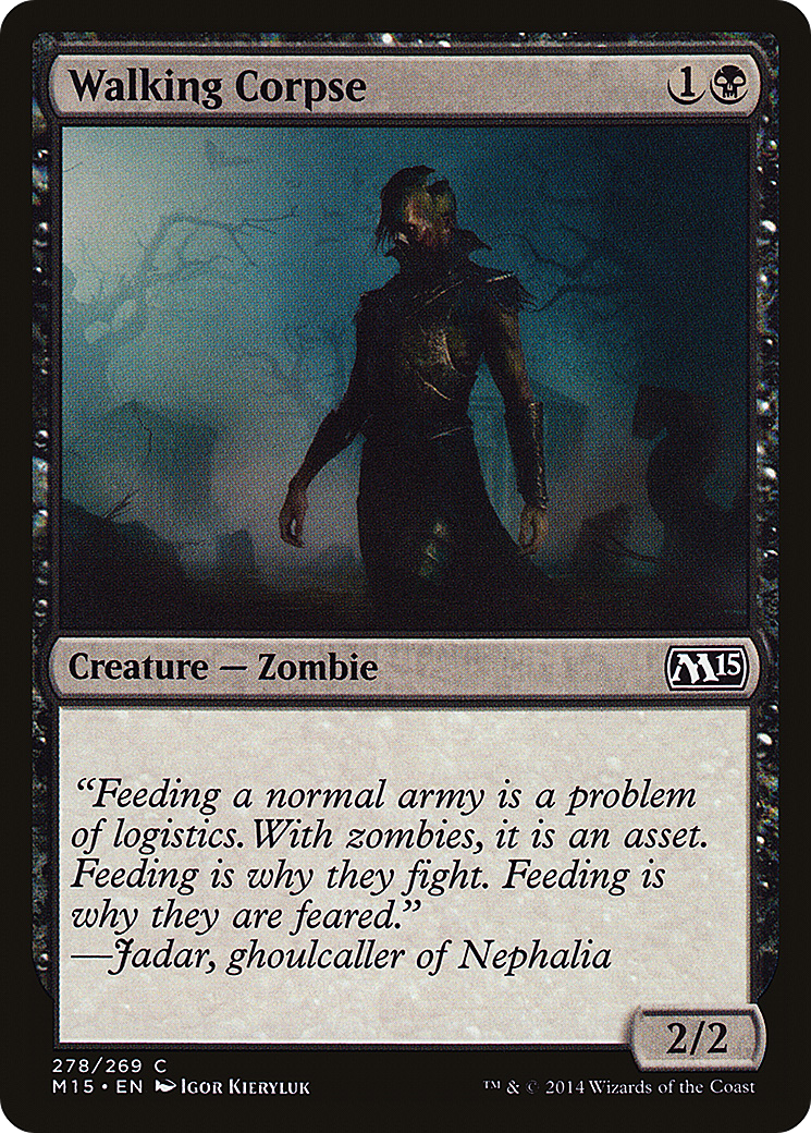 Walking Corpse (M15-278) - Magic 2015 Foil | Grognard Games