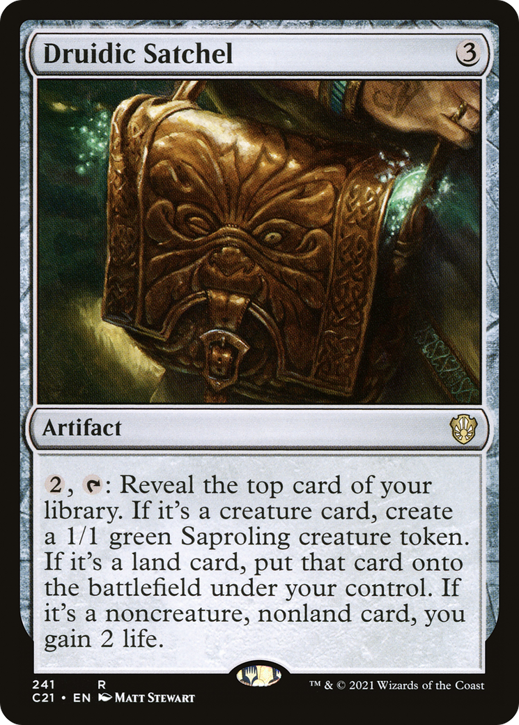 Druidic Satchel [Commander 2021] | Grognard Games