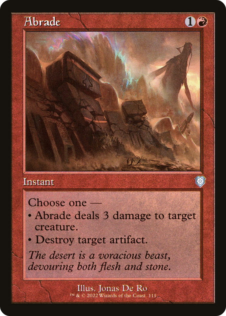 Abrade (Retro) [The Brothers' War Commander] | Grognard Games