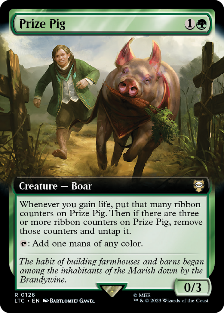 Prize Pig (Extended Art) [The Lord of the Rings: Tales of Middle-Earth Commander] | Grognard Games