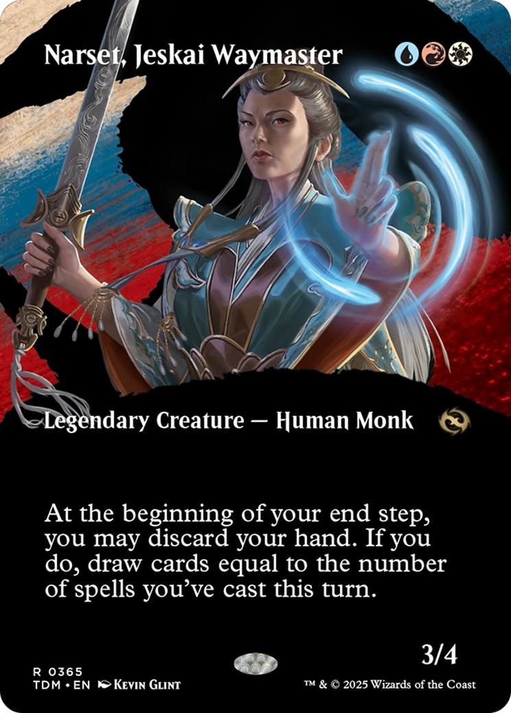 Narset, Jeskai Waymaster (Borderless) [Tarkir: Dragonstorm] | Grognard Games