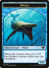 Whale // Zombie (011/036) Double-sided Token [Commander 2014 Tokens] | Grognard Games