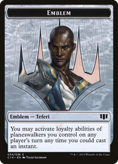 Teferi, Temporal Archmage Emblem // Zombie (011/036) Double-sided Token [Commander 2014 Tokens] | Grognard Games