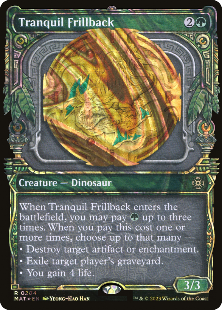 Tranquil Frillback (Showcase Halo Foil) [March of the Machine: The Aftermath] | Grognard Games
