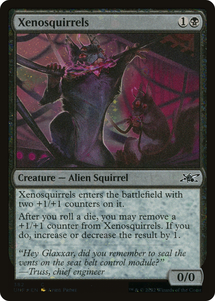 Xenosquirrels (Galaxy Foil) [Unfinity] | Grognard Games