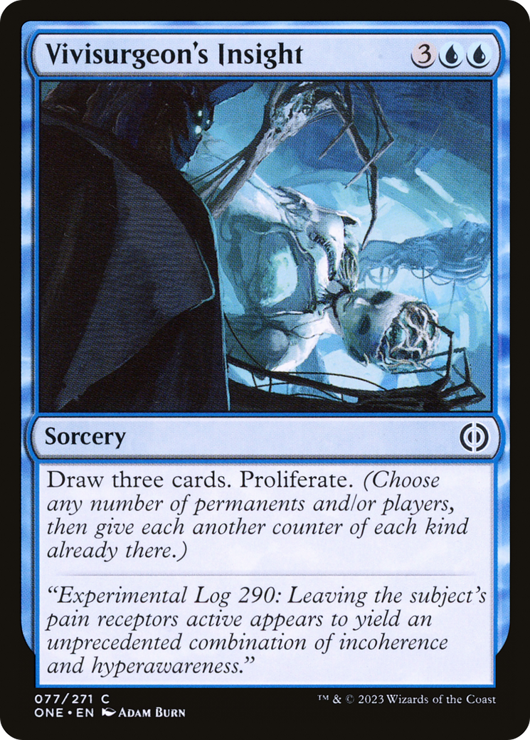 Vivisurgeon's Insight [Phyrexia: All Will Be One] | Grognard Games