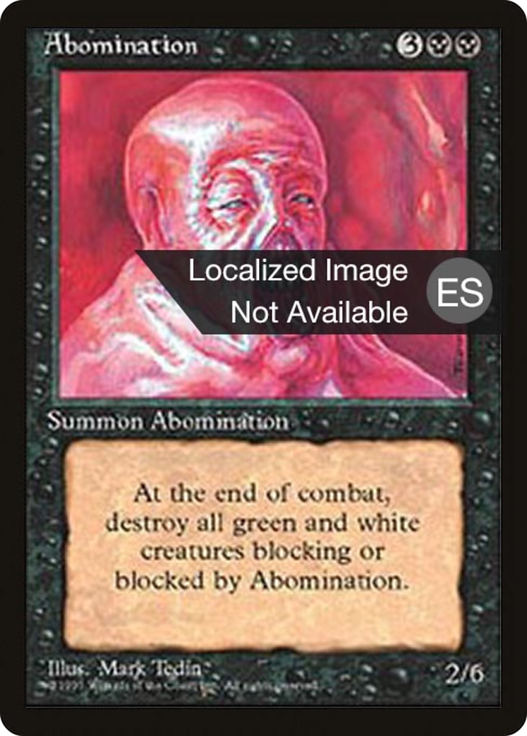 Abomination [Fourth Edition (Foreign Black Border)] | Grognard Games