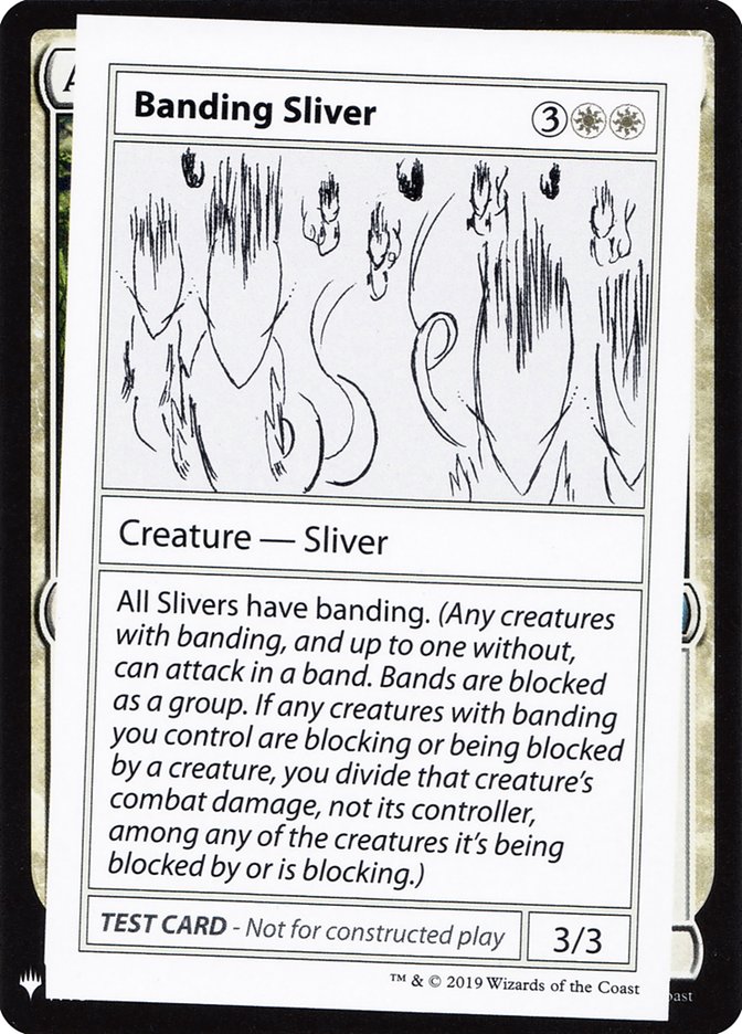 Banding Sliver [Mystery Booster Playtest Cards] | Grognard Games