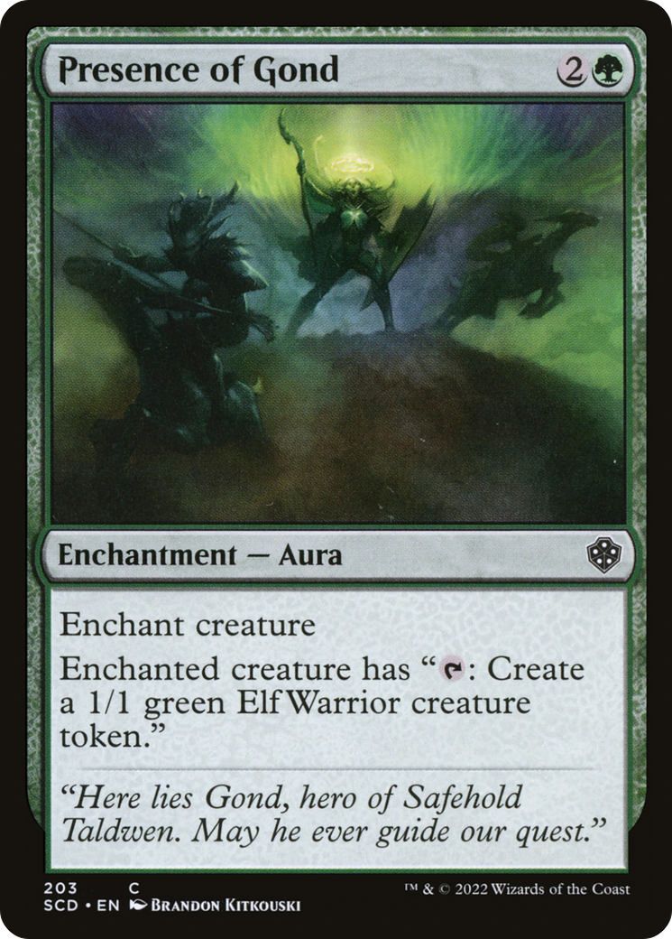 Presence of Gond [Starter Commander Decks] | Grognard Games