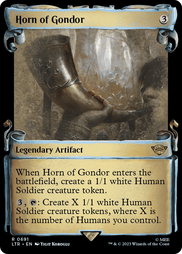 Horn of Gondor (LTR-691) - The Lord of the Rings: Tales of Middle-earth: (Showcase) | Grognard Games