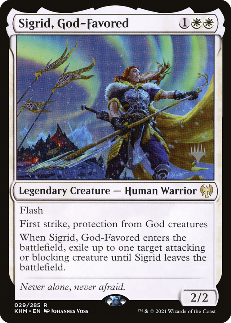 Sigrid, God-Favored [Kaldheim Promos] | Grognard Games