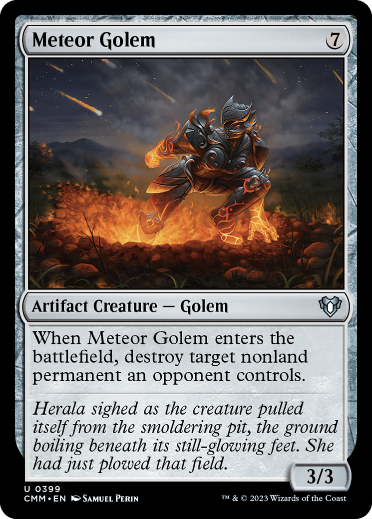 Meteor Golem [Commander Masters] | Grognard Games