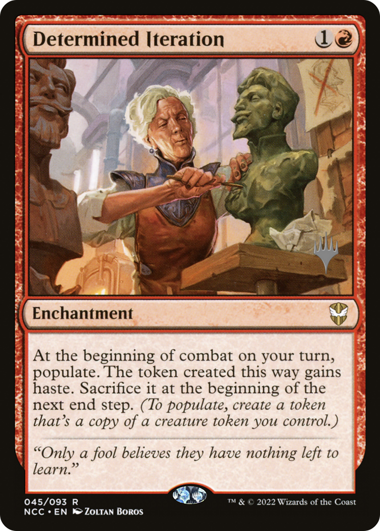 Determined Iteration (Promo Pack) [Streets of New Capenna Commander Promos] | Grognard Games