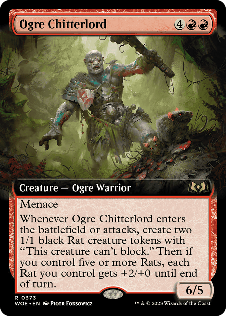 Ogre Chitterlord (Extended Art) [Wilds of Eldraine] | Grognard Games