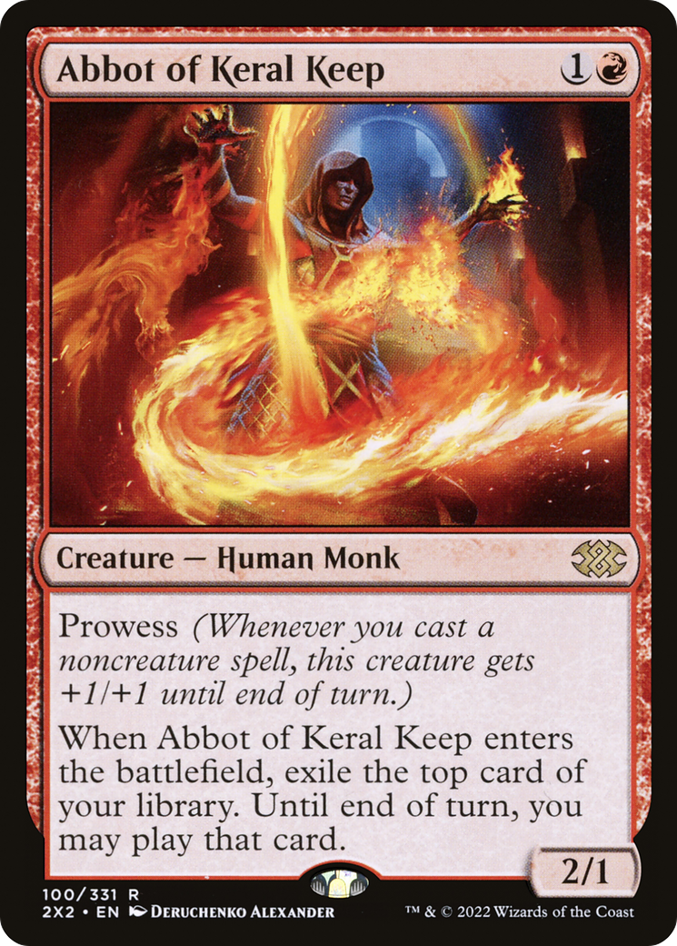 Abbot of Keral Keep [Double Masters 2022] | Grognard Games