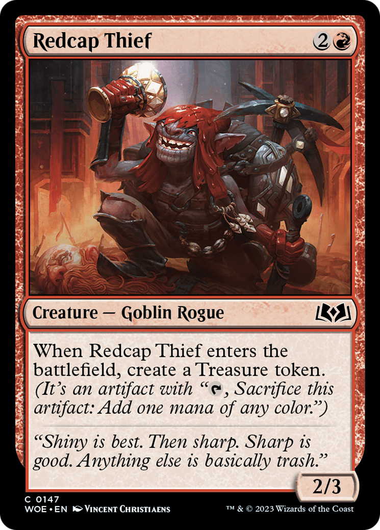 Redcap Thief [Wilds of Eldraine] | Grognard Games