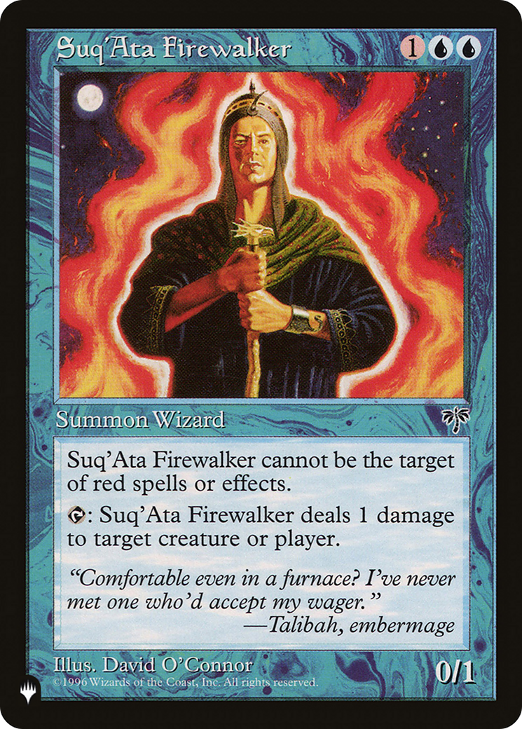 Suq'Ata Firewalker [The List Reprints] | Grognard Games