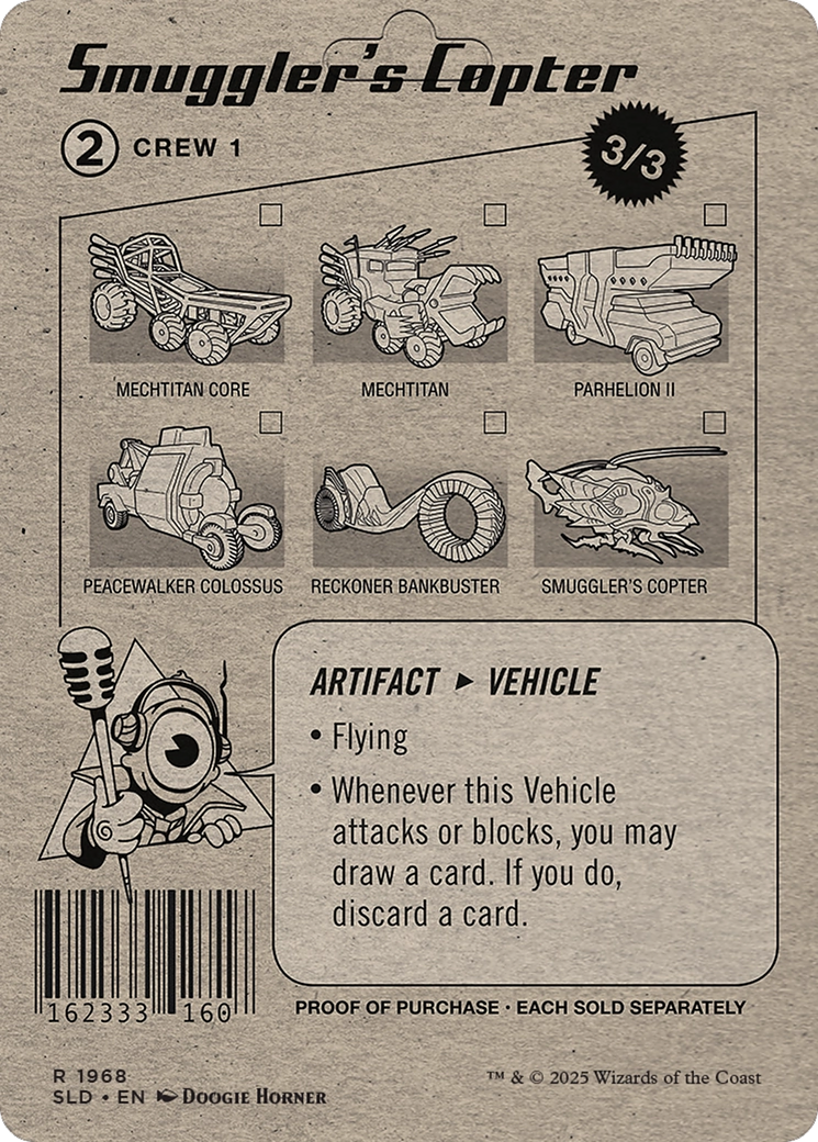 Smuggler's Copter // Smuggler's Copter (SLD-1968) - Secret Lair Drop (Borderless) | Grognard Games