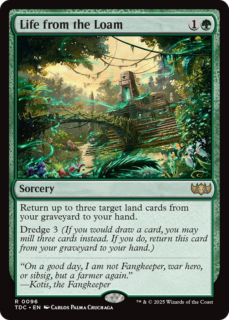 Life from the Loam [Tarkir: Dragonstorm Commander] | Grognard Games