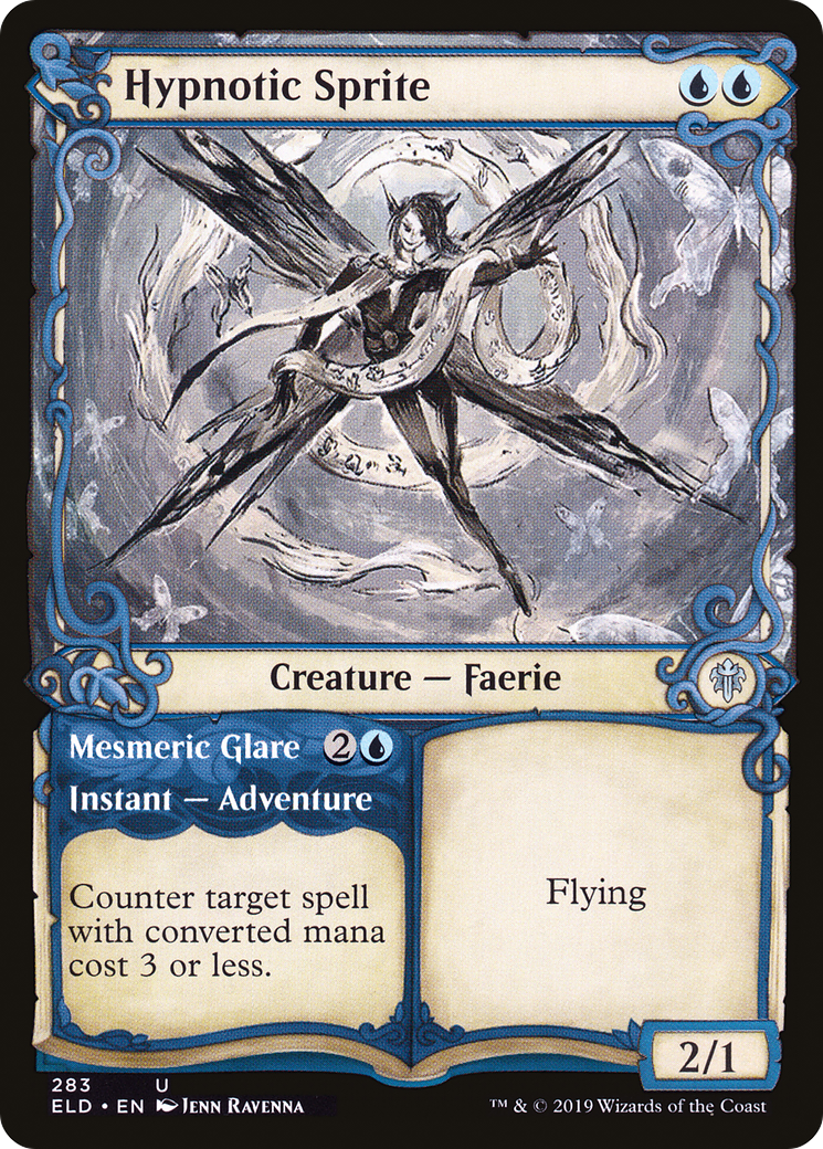 Hypnotic Sprite // Mesmeric Glare (Showcase) [Throne of Eldraine] | Grognard Games