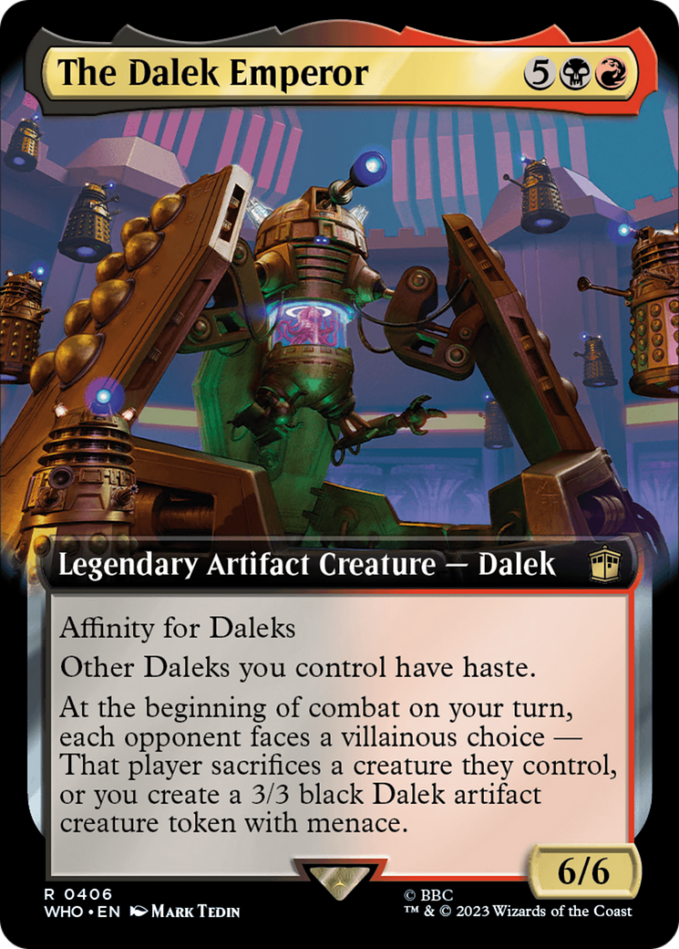 The Dalek Emperor (Extended Art) [Doctor Who] | Grognard Games