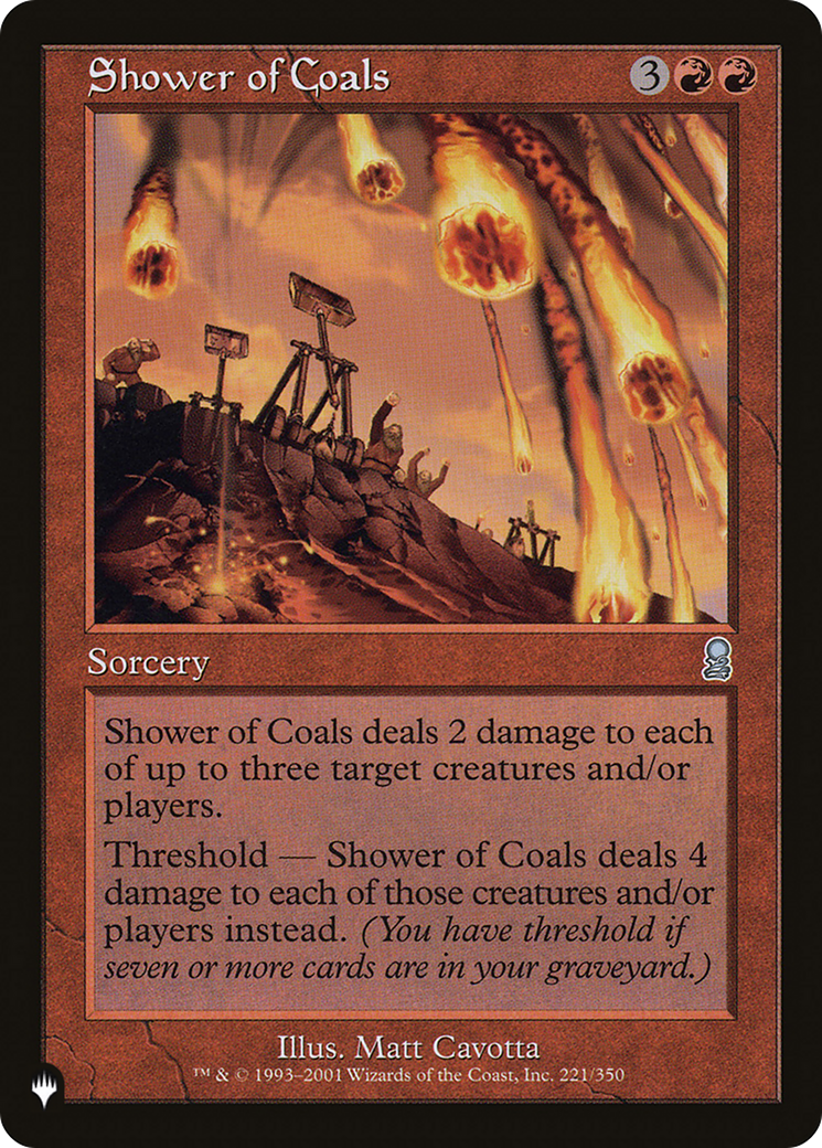 Shower of Coals [The List] | Grognard Games