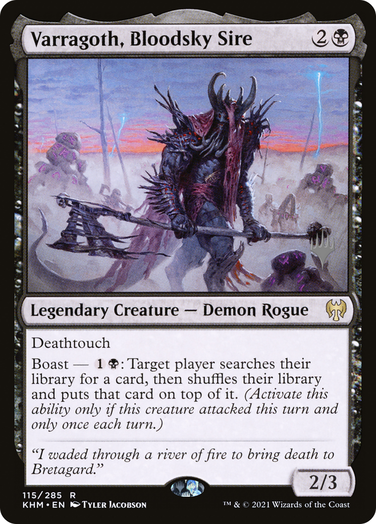 Varragoth, Bloodsky Sire [Kaldheim Promos] | Grognard Games
