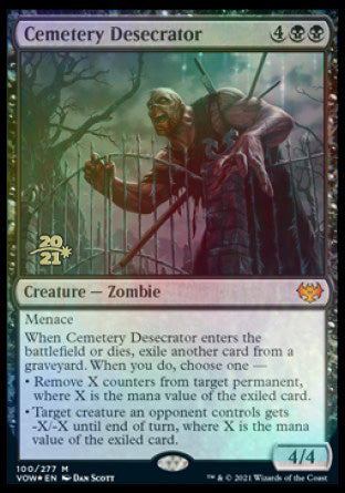 Cemetery Desecrator [Innistrad: Crimson Vow Prerelease Promos] | Grognard Games